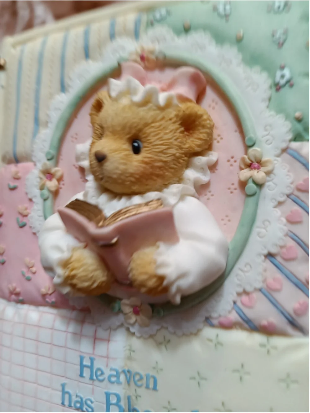Cherished Teddies Heaven Has Blessed this Day Bible And Holder New Test Psalms